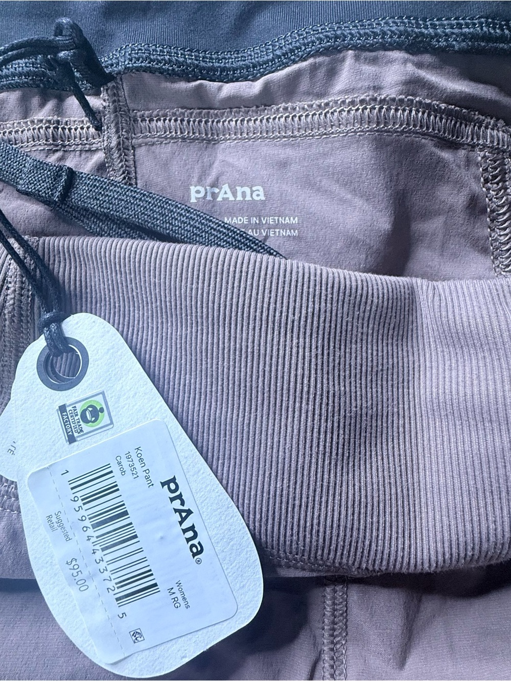 Prana Men’s Mauve Lightweight Joggers